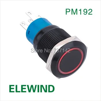 ELEWIND 19mm Inel iluminat blocare buton comutator(PM192F-11ZE/R/12V/O)