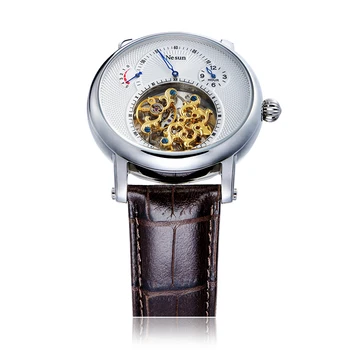 Elveția Brand de Lux Nesun Gol Tourbillon Ceas Barbati Automatic Mecanic Ceasuri Barbati Safir rezistent la apă ceas N9081-4