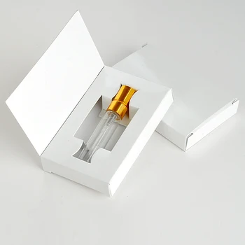 En-gros de 100 de Bucăți/Lot 5ML 16*62*98ML Personalizate Cutii de Hârtie Și Sticlă Sticlă de Parfum Cu Atomizor&gol Parfum de Ambalare