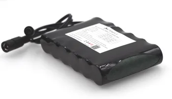 ENTEMPLE Portabil Super 18650 baterie Reîncărcabilă Li-ion baterie pack capacitate DC 12 V 6800 Mah CCTV Cam Monitor 12.6 V 1A Încărcător
