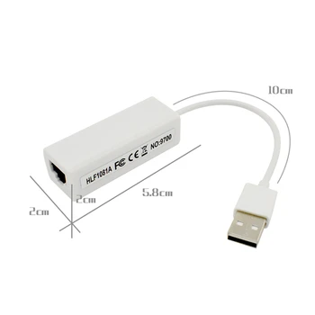 Ethernet Adaptor USB La Rj45 Lan placa de Retea Pentru Windows 10 8 8.1 7 XP Mac OS placa de Retea Dongle 100Mb HUB