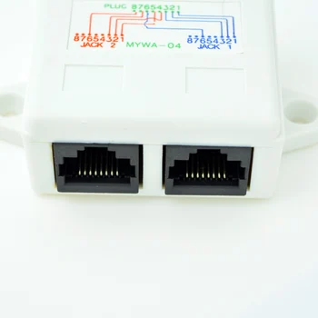 Ethernet Extindere Rețea de Cablu Splitter Conector RJ45 4578 să 1236 Port LAN JB Router IPTV Cota 1 Cablu 2PC Internet On-line