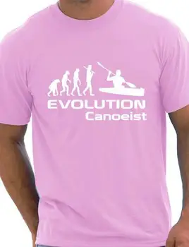 Evoluția Canoistul Caiac Mens T-Shirt Cadou Mai multe Dimensiuni si Culori