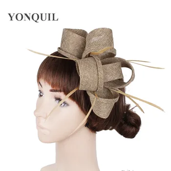 Fascinator DIY accesorii de par pălărie cu pene împodobesc caciula femei elegante lui de partid Ocazie chic coafuri de mireasa decor