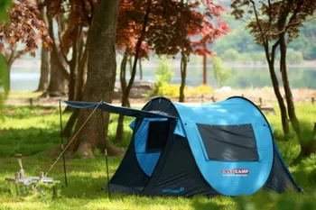 Fastcamp Super-Mare 4-5persons-Instant pop-up cortul cu Ușa Pol One touch pop-up de pescuit, camping în aer liber Cort de Familie