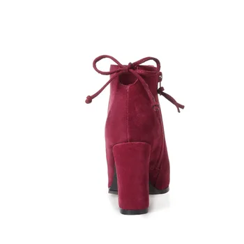 FEDONAS 2017 Brand de Fashion din Piele Femei Cizme de Zăpadă de Vaca piele de Căprioară Sexy Glezna Cizme a Subliniat Toe Pantofi de Iarna pentru Femei Boots34-43