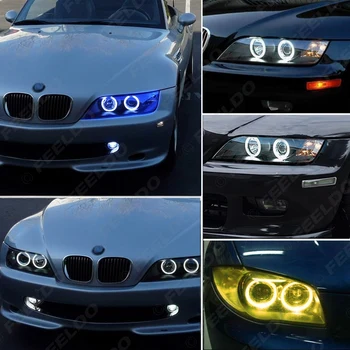 FEELDO 1Set Masina CCFL Halo Inele Angel Eyes cu LED-uri Faruri Pentru BMW E46 2D/Z3 95-02 Coupe/Roadster DRL #FD-4154