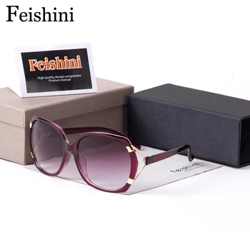 FEISHINI 3854 Safir Magazin Contoare de Calitate ochelari de Soare Femei Designer de Vară sentimentele amoroase Model Oculos de sol feminino