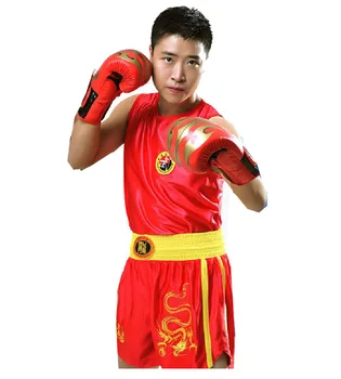 Femei/Barbati Box pantaloni Scurti+maieu Wushu Sanda/Muay Thai/Boxeo/MMA/Taekwondo