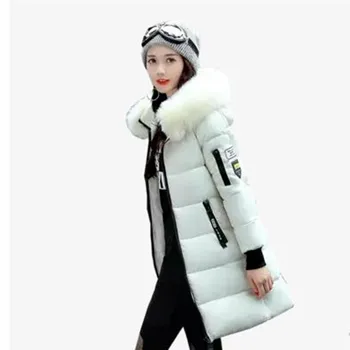 Femei Haină de Iarnă Sacou Cald Parka plus dimensiune Palton de Înaltă Calitate Quilting Adauga Haină de lână 2017 Iarna Noi Collection01
