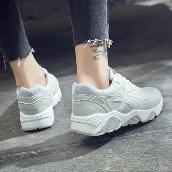 Femei Pantofi Adidas Ajuta Lega Scăzută Toate Meci De Studenți Coreeni Pantofi De Funcționare Femeie Plat Plasă Respirabil Confortabil Pantofi De Jogging