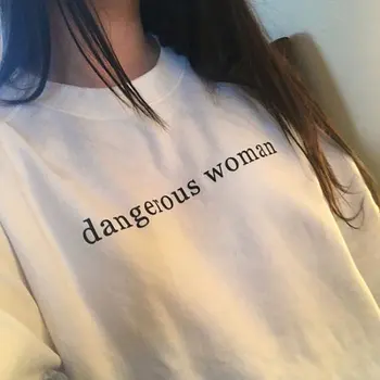 Femeie periculoasă ariana grande feministe feminismul fata de putere tumblr tricou hipster, grunge instagram estetice tricou