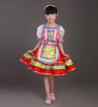 Fete din rusia Clasice de dans tradițional costum rochie Kawaii printesa rochii de performanță Etapă de îmbrăcăminte Pentru Copii 09
