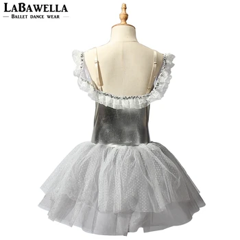 Fete gri frumusete de dormit liric dans rochie tutu costum de balerină copil de performanță rochie tutu BT0131