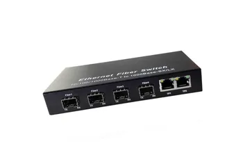 Fibre gigabit sfp 4xfiber+ 3xRJ45 Unmanaged 10/100/1000Mbps Megabit Fibre Ethernet Switch Fără module optice