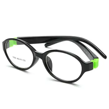 Flexibil Rotund Lumină Copil rama de Ochelari pentru copii, rame de ochelari Flexibil TR cauciuc optic, lentile Fără Șurub de siguranță Lumina 8820