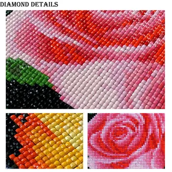 Flori și Fluture Burghiu Plin de Mozaic Stras 5D DIY Diamant pictura cruciulițe kituri manual broda Meserii pentru copil