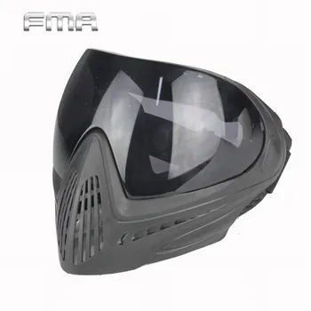 FMA Anti-ceață de Praf Protector Ochelari de protecție Mască Completă în aer liber Airsoft Siguranța F1 Paintball Ochelari Cu Lentile Negru