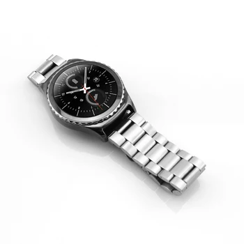 FOHUAS inoxidabil steeel Watchband pentru Samsung gear s3 încheietura Ceas Inteligent Trupa Link-ul de Curea Brățară de Link-uri Watchband pentru iWatch