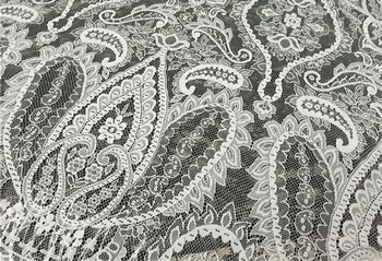 Franța dantela chantilly tesatura Lung franjuri Canaf Genelor dantelă tapiterie pentru dantelă rochie de mireasa dantelă asieta 130cm Lățime de 1,5 metri/buc