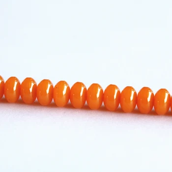 Frumos portocaliu rășină, ceară de albine ceară de albine femei 8X5mm rondelle abac liber distanțiere accesorii margele bijuterii diy 15 inch/strand B81