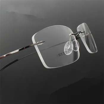 Fără ramă de Titan Ultra light ochelari de citit +1 +1.5 +2 +2.5 +3 +3.5 +4Rimless ochki dlya chteniya păcat montura gafas de lectura