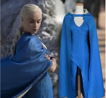 Game of Thrones Daenerys Targaryen cosplay Rochie de petrecere femei Costum de Halloween