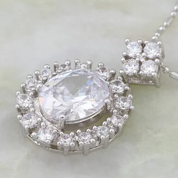 Glam Luxe Misterios Suprapunere de Argint CZ Femei Coliere & pandantive bijuterii de Moda JP115