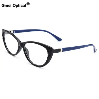 Gmei Optice la Modă Urltra-Lumina TR90 Femei Oval Plin Rim Optic Rame Ochelari de vedere Feminin Plastic Ochelari de Miopie M1606