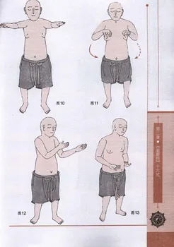 Grafic Bodhidharma Yi Jin Jing Regim de Shaolin kung fu carte marțiale Elimina fizic și mental cu handicap clasic Carte