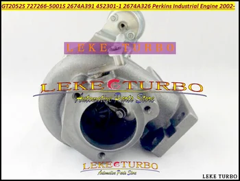 GT2052S 727266-0001 452301-0001 2674A391 2674A326 727266 452301 727266-5001S Turbo Pentru Perkin Industriale Motor T4.40 4.0 L 2002-