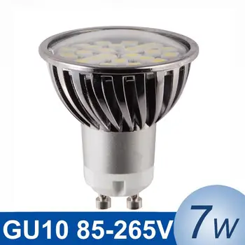 GU10 LED Lampă cu LED-uri 7W SMD5050 Fiolă Bec cu Reflector LED 110V 220V Estompat Aluminiu Durata de Viata Lunga Lampada CONDUS la fața Locului Lumina