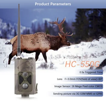 HC550G Vânătoare Camera de supraveghere de Origine Night Vision Full HD 1080P MMS GPRS Joc de Vânătoare Trail Camera 3G camera de vânătoare