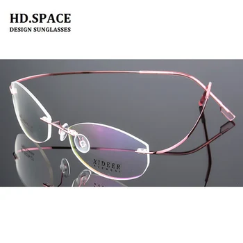 HD.spațiu finit miopie ochelari de Miop cu Ochelari fără rame, lentile cadru de formă scurtă de vedere baza de prescriptie medicala ochelari de -1,0 la -6.0