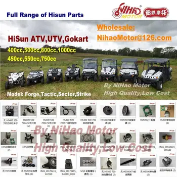 Hisun părți HS500cc Garnitura Pentru Hisun 500cc ATV-UTV HS500 Cilindri, Garnituri HISUN ATV-Piese Quad Calitate NIHAO MOTOR NOU 2018