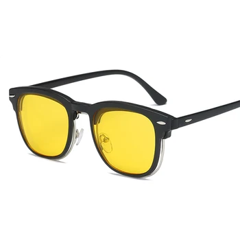 HJYBBSN Bărbați Ochelari de Moda Miopie Optice, Ochelari de Calculator Cadru de Brand Design Simplu ochelari retro de grau femininos