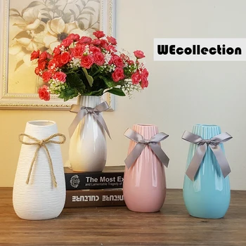 Home decor creativ simplu porțelan vaze de flori pentru case si nunta decorative vaza flori de masă ornamente