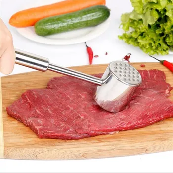 HONETREE 1buc Oțel Inoxidabil față-Verso carne de Vită Carne Vrac Ciocan Bate Friptura de Carne de Frăgezire Livre de Carne de Gătit Instrumente H651