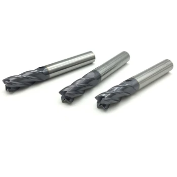 HRC50 4F-D10X75L 10mm end mill-cutter Lungime Standard de Prelucrare a Extins tungsten din oțel de tăiere frezare