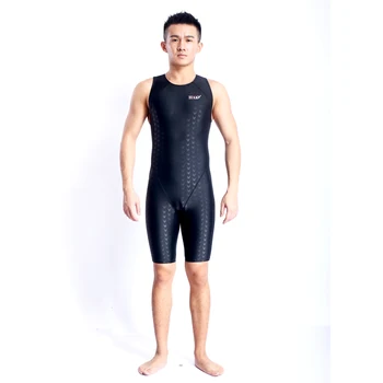 HXBY costume de baie barbati-o singură bucată de costume de baie concurs de curse swimwuit ironman triathlon costum de rechin de sex masculin training costum