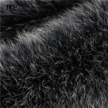 Iarnă Adevărată blană de vulpe guler Negru frost culoare Autentic supradimensionate guler de blană Eșarfă