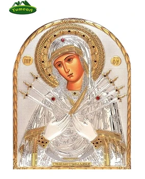 Icoane Religioase Diamant Pictura Cruciulițe Portret Mozaic Plin De Diamante Broderie Piața De Artă Stras Broderie Oameni