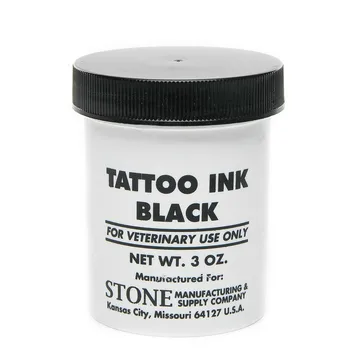 Importate tatuaj clește de cerneală ureche piercing forceps, negru animal de oaie și de vacă, animal de companie