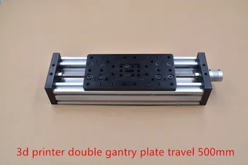 Imprimanta 3d c-fascicul dublu fixata placa de alunecare de masă duce șurub de călătorie 500mm T8 surub de 8mm duce actuator liniar bundle kit set