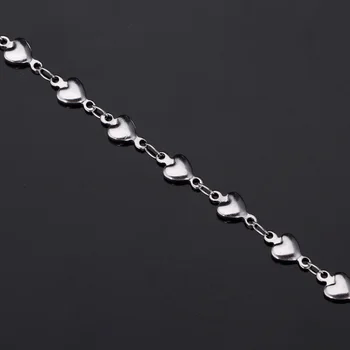 Inima Colier Realizate Cu Înaltă Calitate 316L din Oțel Inoxidabil Bijuterii Cadou Romantic en-Gros de Link-ul Lanț Colier Pentru Femei U7 N350