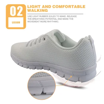 INSTANTARTS Vara ochiurilor de Plasă Respirabil Pantofi Plat pentru Femei Asistenta Urs de Imprimare Femeie Dantelă Sus Adidași Pantofi Fete Lady Confort asistenta Medicala de Pantofi