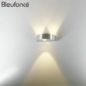 Interioare moderne 3W LED-uri Lampă de Perete Iluminat AC110V/220V Dormitor Decora Tranșee de Perete Alb Rece / Alb Cald / LED Lumina de Perete BL139