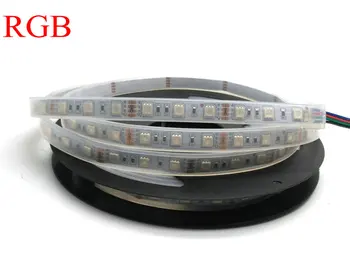 IP67 rezistent la apa 5050 LED Strip DC12V 60 LED/M Tub de Silicon de Înaltă Calitate rezistent la apa Benzi cu LED-uri RGB/Alb/Cald Alb pentru decor