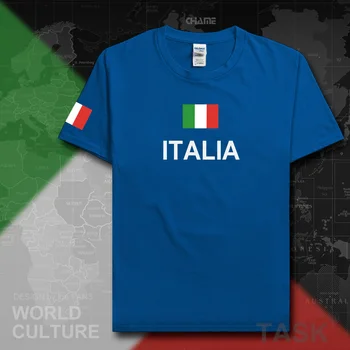 Italia Italia Italian tricou om 2017 tricouri națiune echipa bumbac săli de sport fani Tricouri streetwear fitness ITA țară topuri