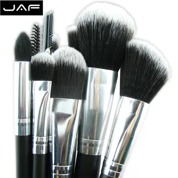 JAF la Modă 10 bucati Cosmetice set de Perii Machiaj Profesional Moale Taklon Fibre alcătuiesc perii Tool Kit J10NNS